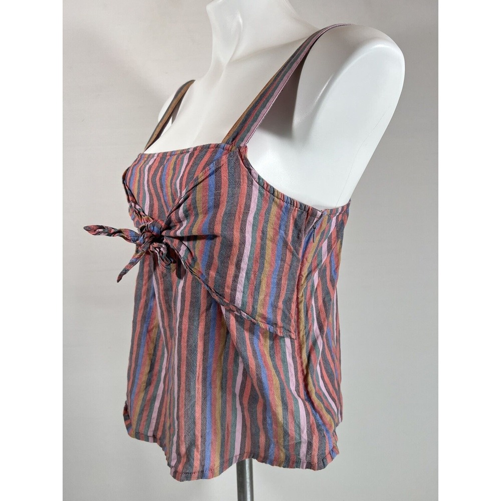 Madewell Halter Tank Striped Sleeveless Summer Minimal Chic - Picture 7 of 12